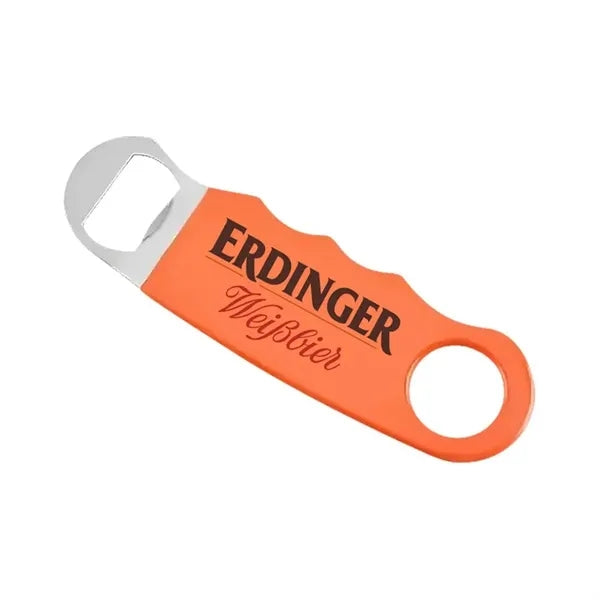 Orange Hand Grip Flat Bottle Opener