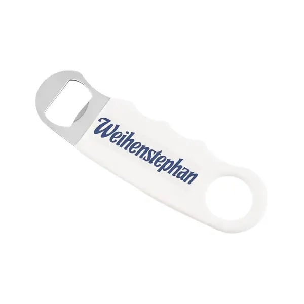 White Hand Grip Flat Bottle Opener