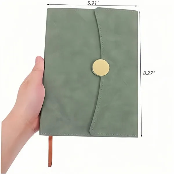 PU Leather Notebook - A5 Slim Refillable Notepad