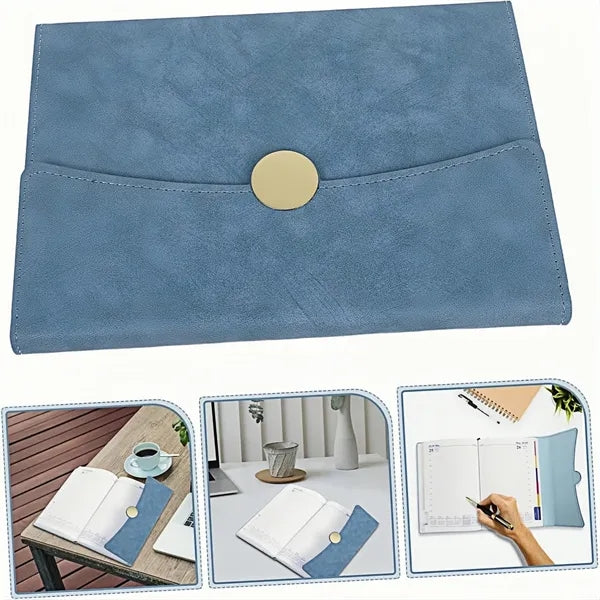 PU Leather Notebook - A5 Slim Refillable Notepad