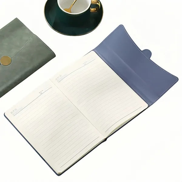 PU Leather Notebook - A5 Slim Refillable Notepad