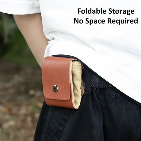 Outdoor Hiking Collapsible Foraging Pouch Belt Storage Bag