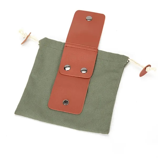 Outdoor Hiking Collapsible Foraging Pouch Belt Storage Bag