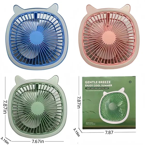 LED Light Multi-Functional Electric Fan