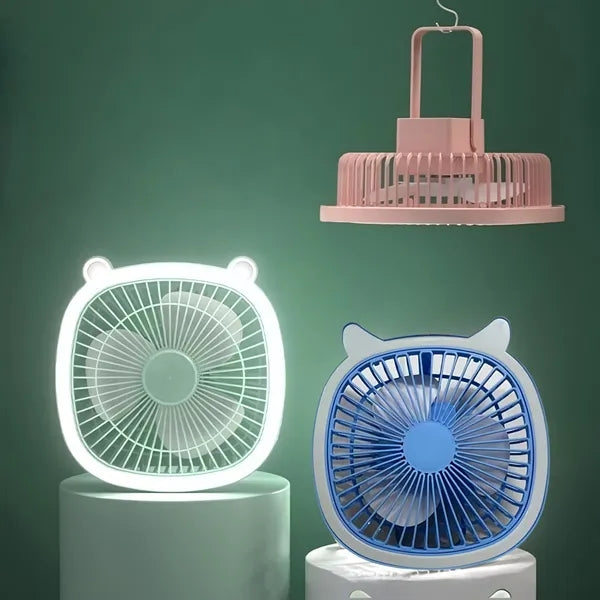 LED Light Multi-Functional Electric Fan