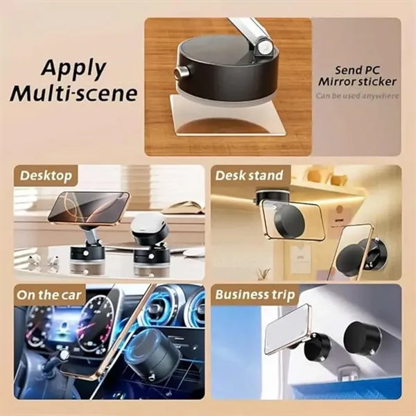 Foldable Vacuum Magnetic Phone Holder