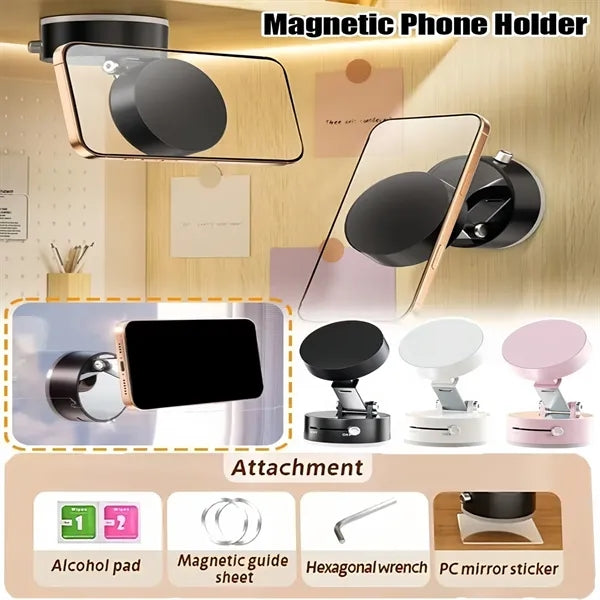 Foldable Vacuum Magnetic Phone Holder