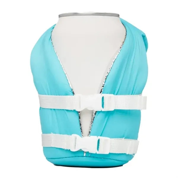 Life Vest Jacket Can Cooler Sleeve Cover