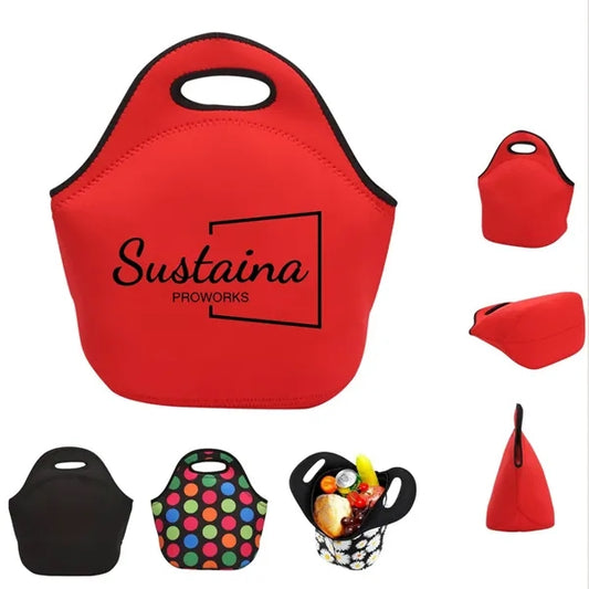 Easy Carry Neoprene Lunch Tote Bag