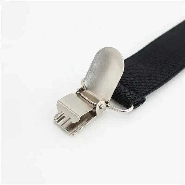 Groomsmen Gifts Personalized Leather Clip Button Suspenders