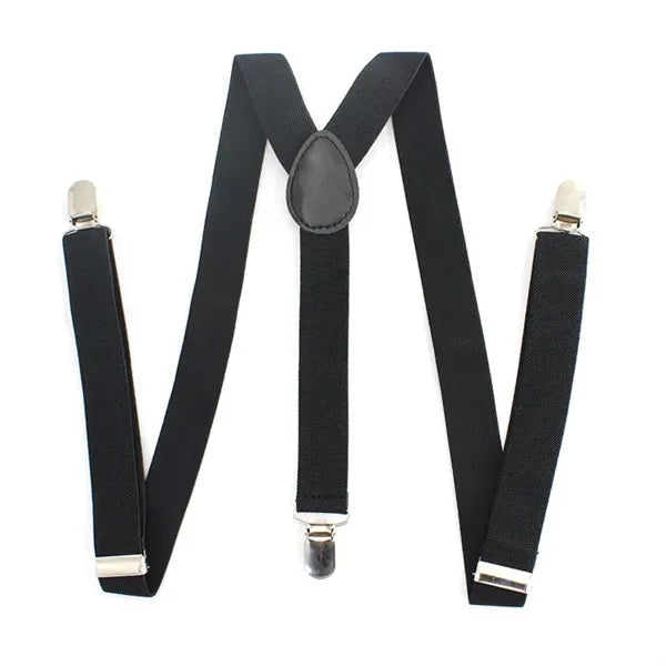 Groomsmen Gifts Personalized Leather Clip Button Suspenders