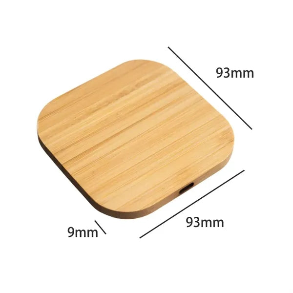 Eco-Friendly Bamboo Wireless Charger Pad