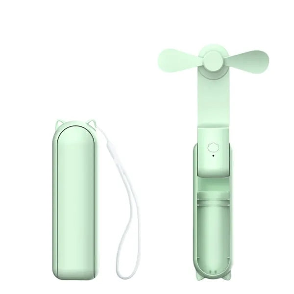 Portable Foldable Mini Fan & Charger Combo