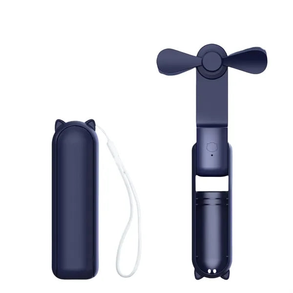 Portable Foldable Mini Fan & Charger Combo