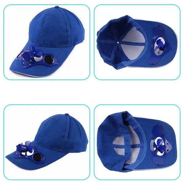 Solar Powered Fan Cap