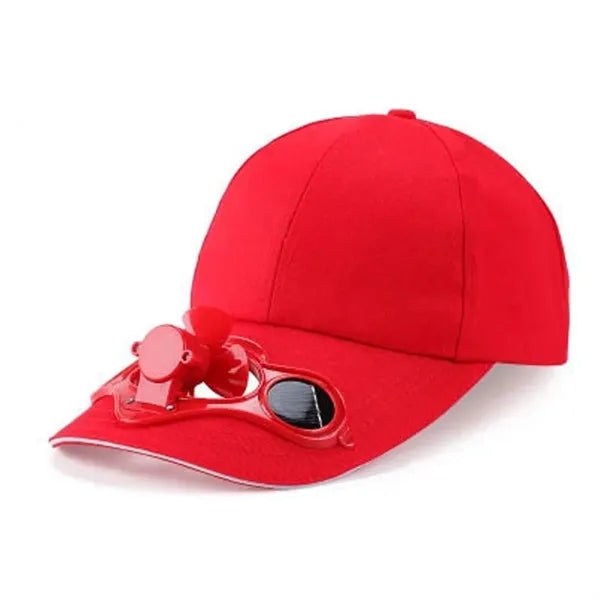 Solar Powered Fan Cap