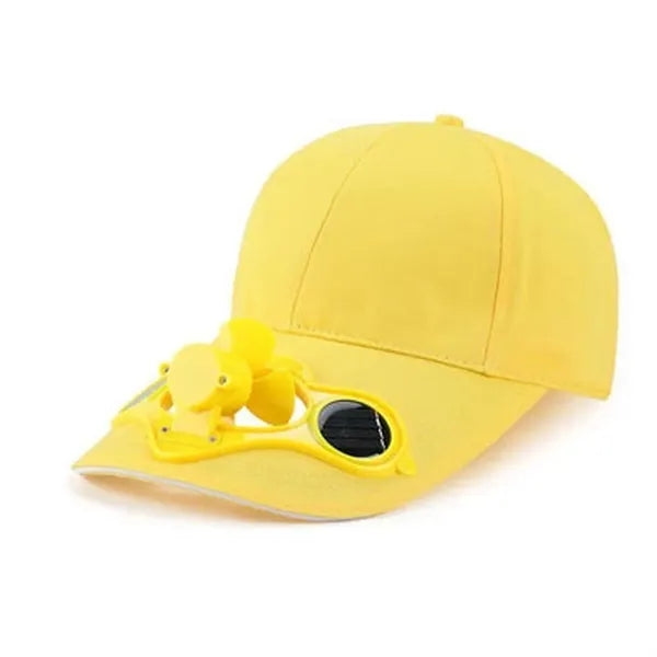 Solar Powered Fan Cap