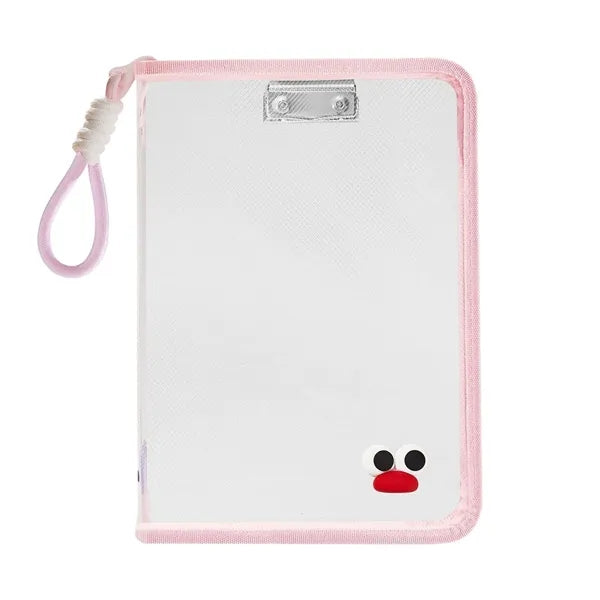 A4 Cute Zipper Student File Organizer Bag