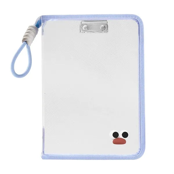 A4 Cute Zipper Student File Organizer Bag