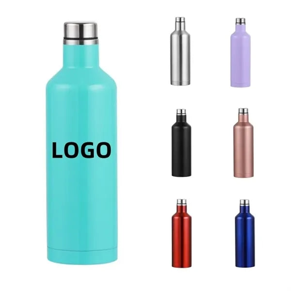 26 oz Stainless Steel Travel Wine Bottle