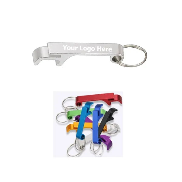 Aluminum Bottle Opener Key Ring