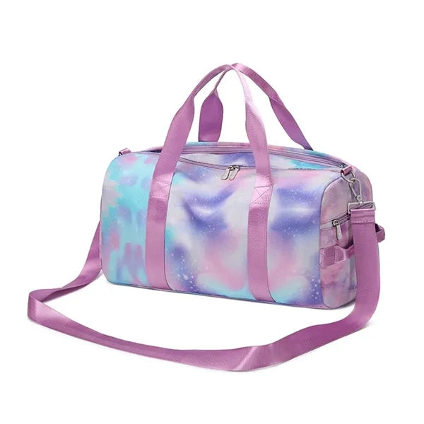 Purple Overnight Sports Bag for Women & Girls