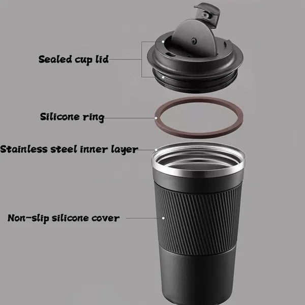 Portable Stainless Steel Business Coffee Tumbler