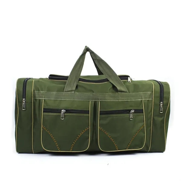 80L Men's Super Large Travel Duffel - Black/Blue/Green