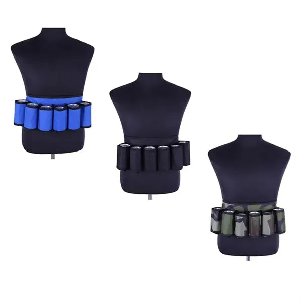6 Beer Cans Belt Holder for Outdoor Events