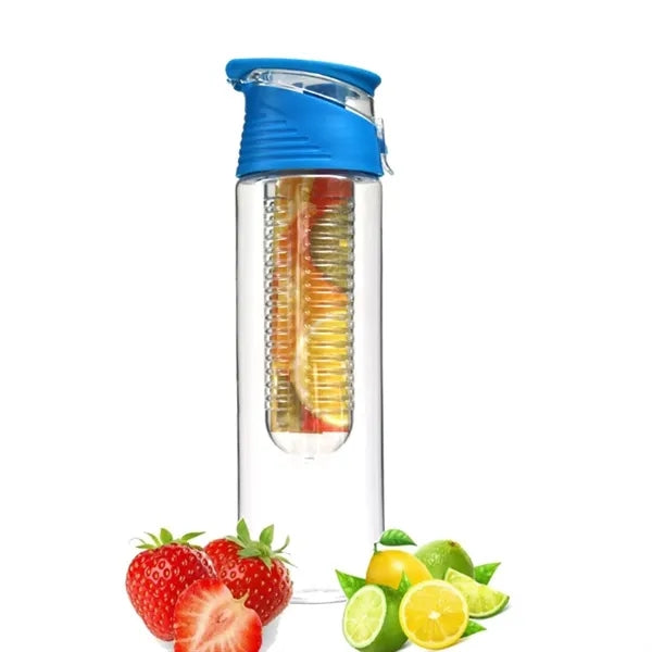 Plastic Fruit Tea Water Bottle with Carrying Handle