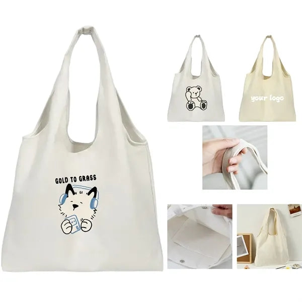 Eco-Friendly Artistic Canvas Tote Bag