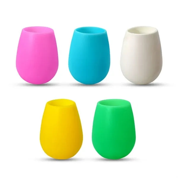 Silicon Stemless Wine Glasses