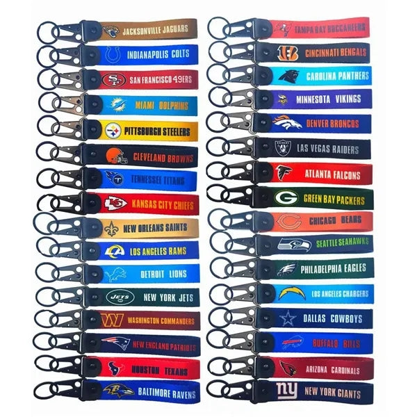 Woven Tactical Keychain with Metal Clip and Keyring