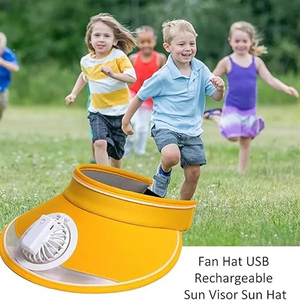 Breathable Sun Visors With Fan