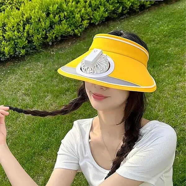Breathable Sun Visors With Fan