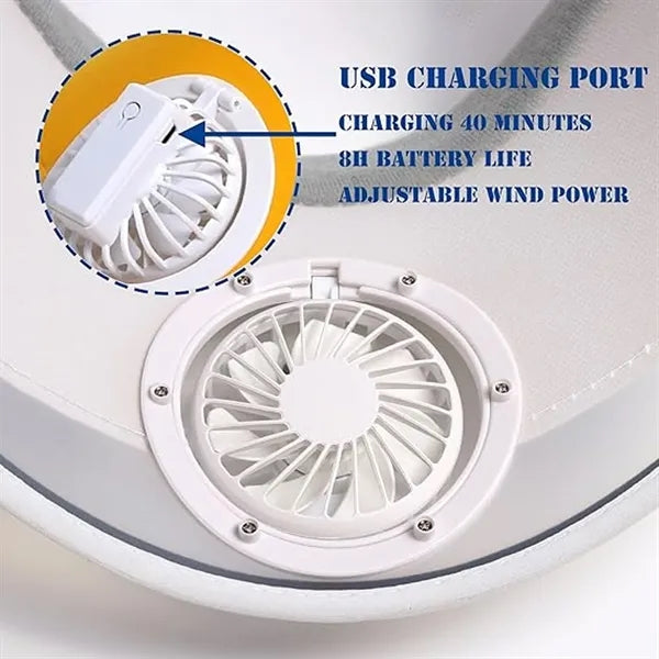Breathable Sun Visors With Fan