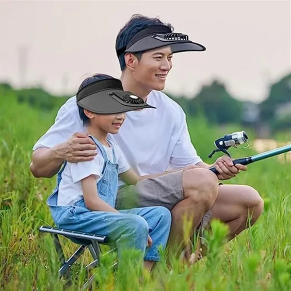 Usb Charging Sun Visor Hat