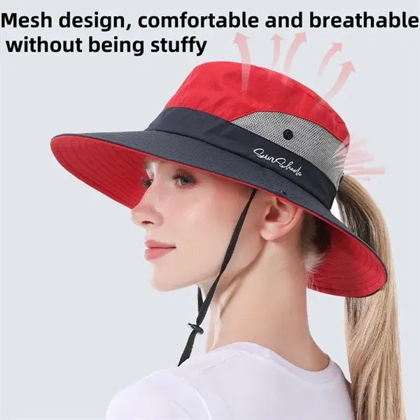 Unisex Wide Brim Adjustablet Bucket Hat