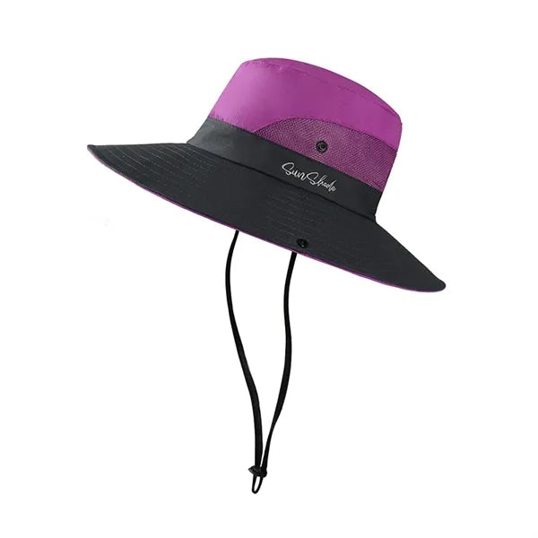 Unisex Wide Brim Adjustablet Bucket Hat