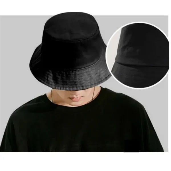 Unisex Reversible Cotton Bucket Hat