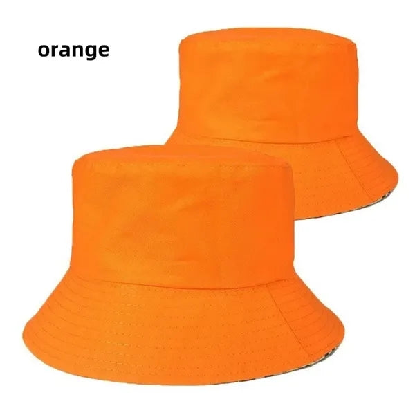Unisex Reversible Cotton Bucket Hat