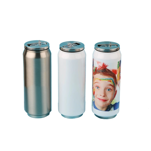 17oz Stainless Steel Flask Vacuum Insulated Beer Can