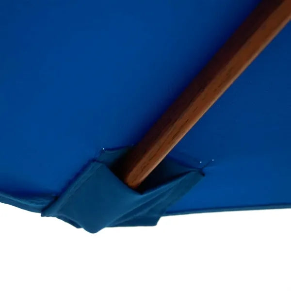 9' Wood Look Tilting Market Umbrella Kit (8 Imprints)