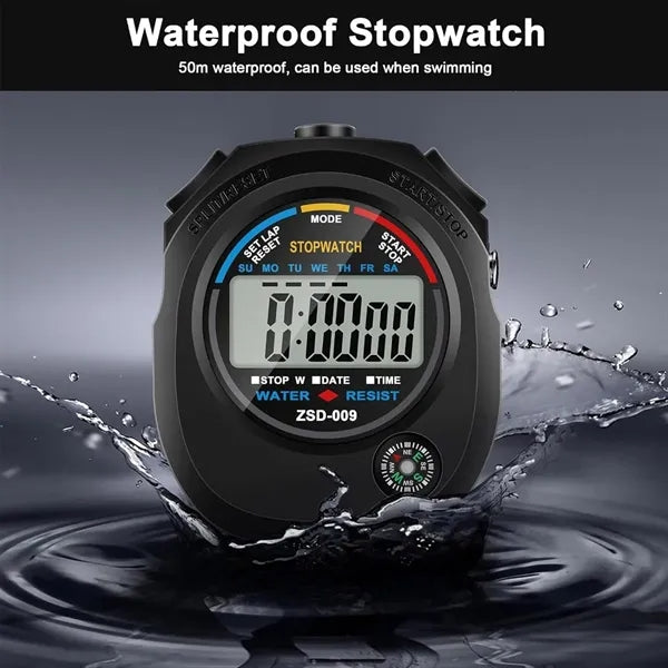 Outdoor Sports Waterproof Multi-Function Stopwatch