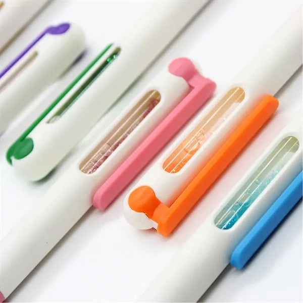 ABS Simple Creative Time Hourglass Ballpoint Fun Pen