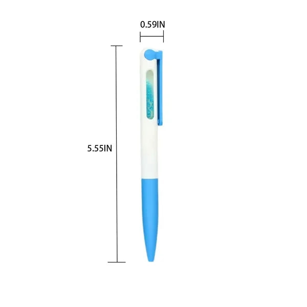 ABS Simple Creative Time Hourglass Ballpoint Fun Pen