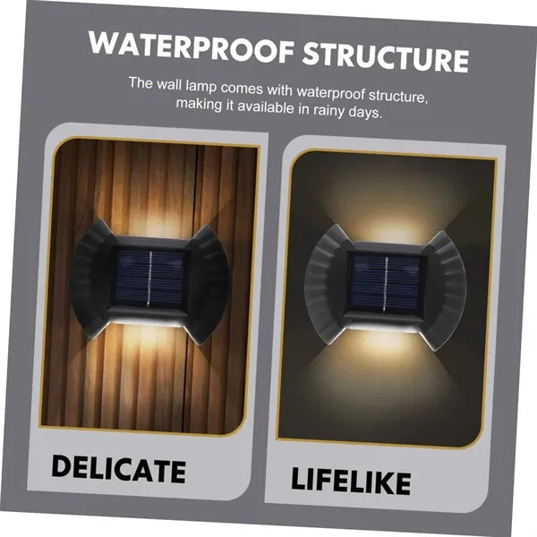 ABS Solar Energy Environmental Atmosphere Wall Light Outdoor
