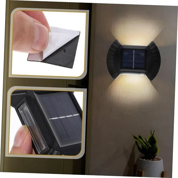 ABS Solar Energy Environmental Atmosphere Wall Light Outdoor