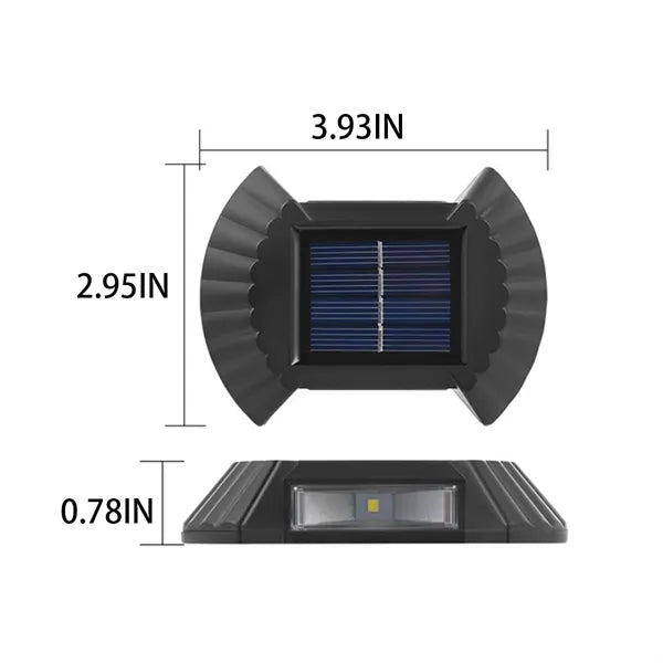 ABS Solar Energy Environmental Atmosphere Wall Light Outdoor
