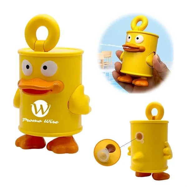 Cartoon Mini Safety Outdoor Spray Can Duck Doll Water Gun